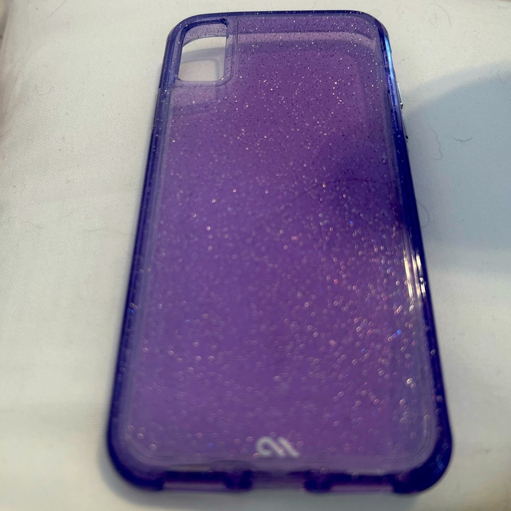 Case-Mate new without box sheer purple crystal iPhone XS/X case